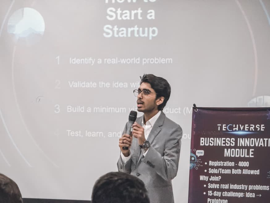 CEO speaking