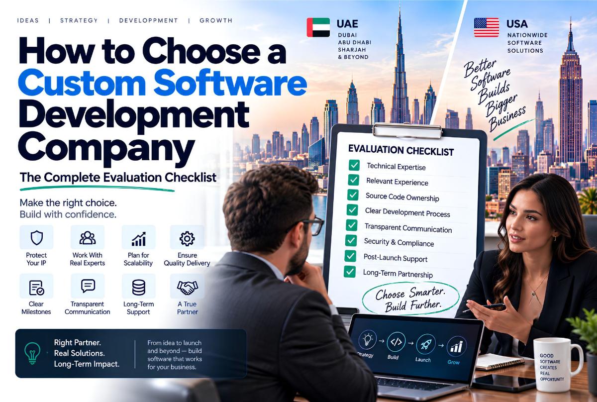 Custom Software Development Company Evaluation Checklist: What to Look For Before Hiring