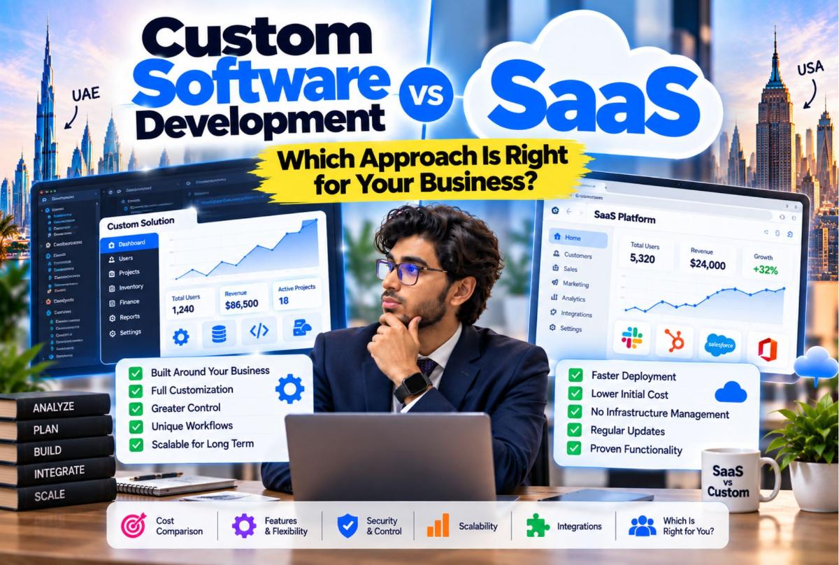 Custom Software Development vs SaaS: Which Approach Is Right for Your Business?